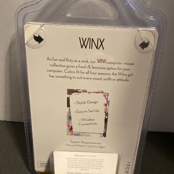 Not for sale ….WINX wireless mouse paint splatter design scroll - Picture 6 of 8